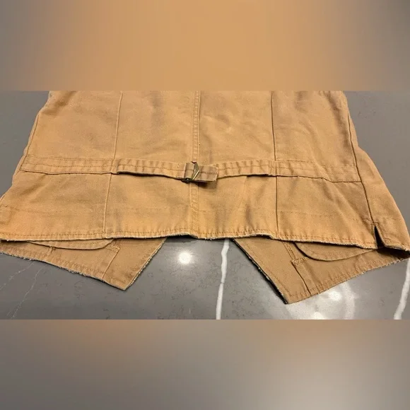 Denim & Supply Ralph Lauren Beige Vintage Inspired Canvas Vest